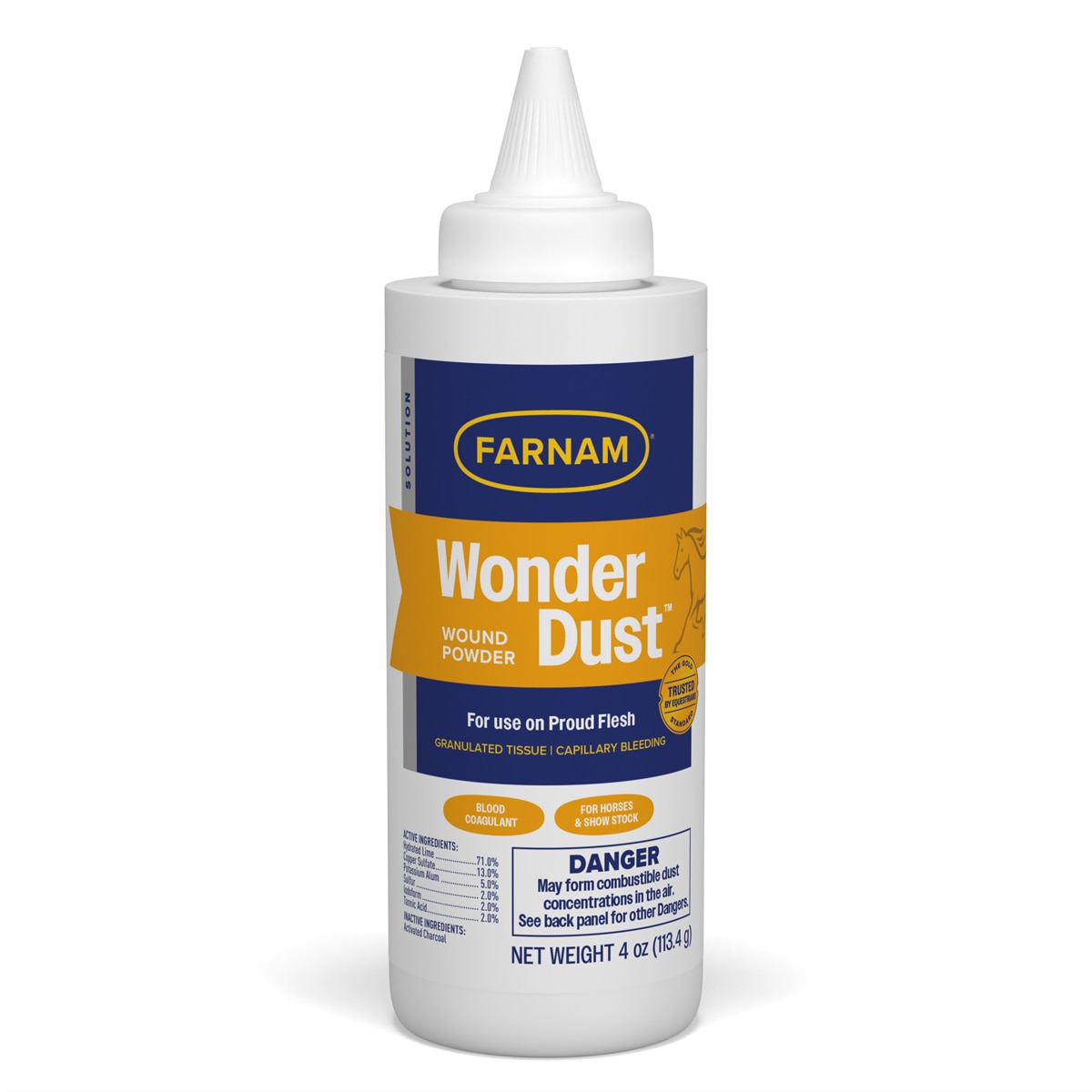 gold dust wound dressing Farnam Wonder Powder color:natural