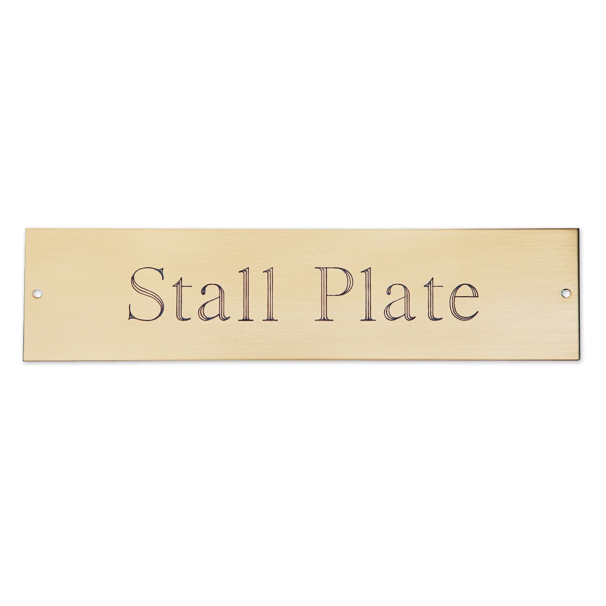 Engraved Plates 3 sizes adhesive or screw fittings Solid Brass Plaques