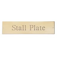 Stall Nameplate