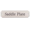 Saddle Nameplate - 