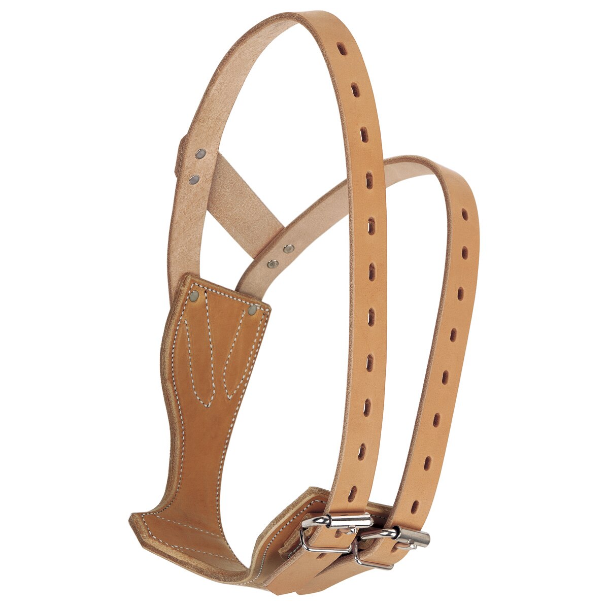 Camelot Leather Curb Strap Havana Brown in Color Horse Size 