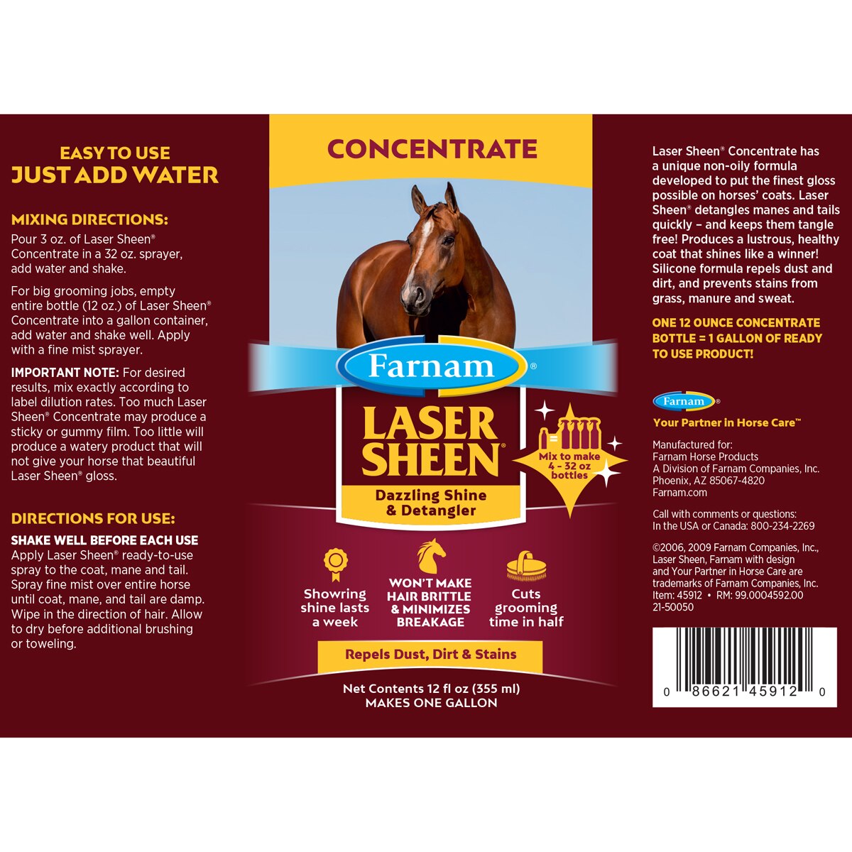 格安人気 554115 Laser sheen volume-Enhancing Horse Detangler%ｶﾝﾏ 