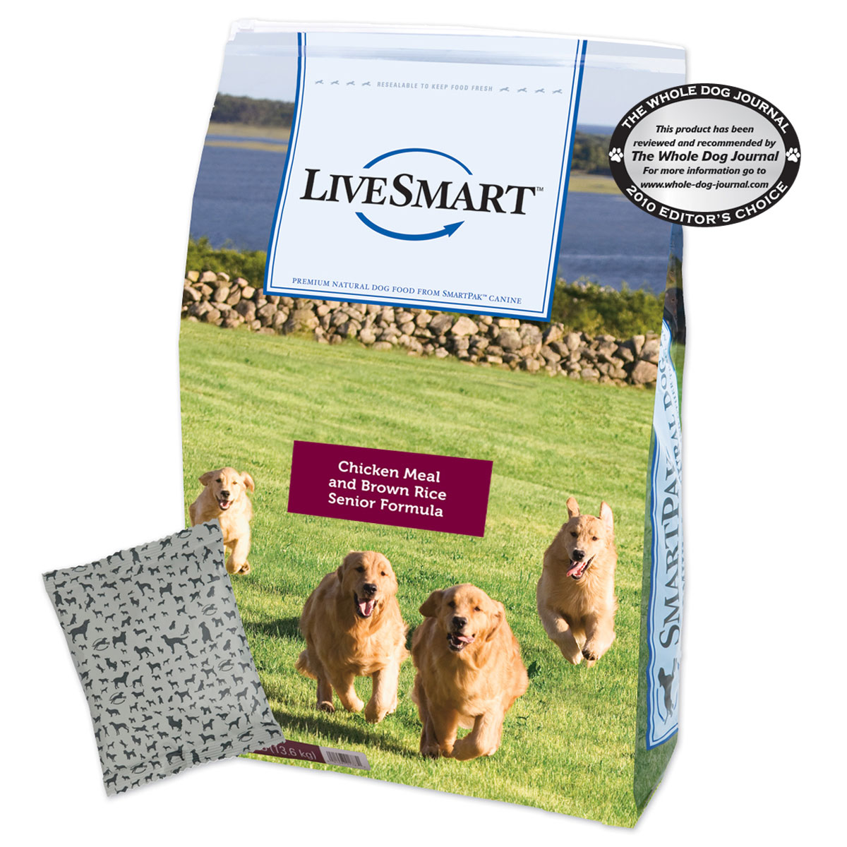 retriever wholesome harvest dog food