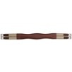 M. Toulouse Shaped Leather Girth - Chocolate
