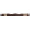 M. Toulouse Shaped Leather Girth - Chocolate