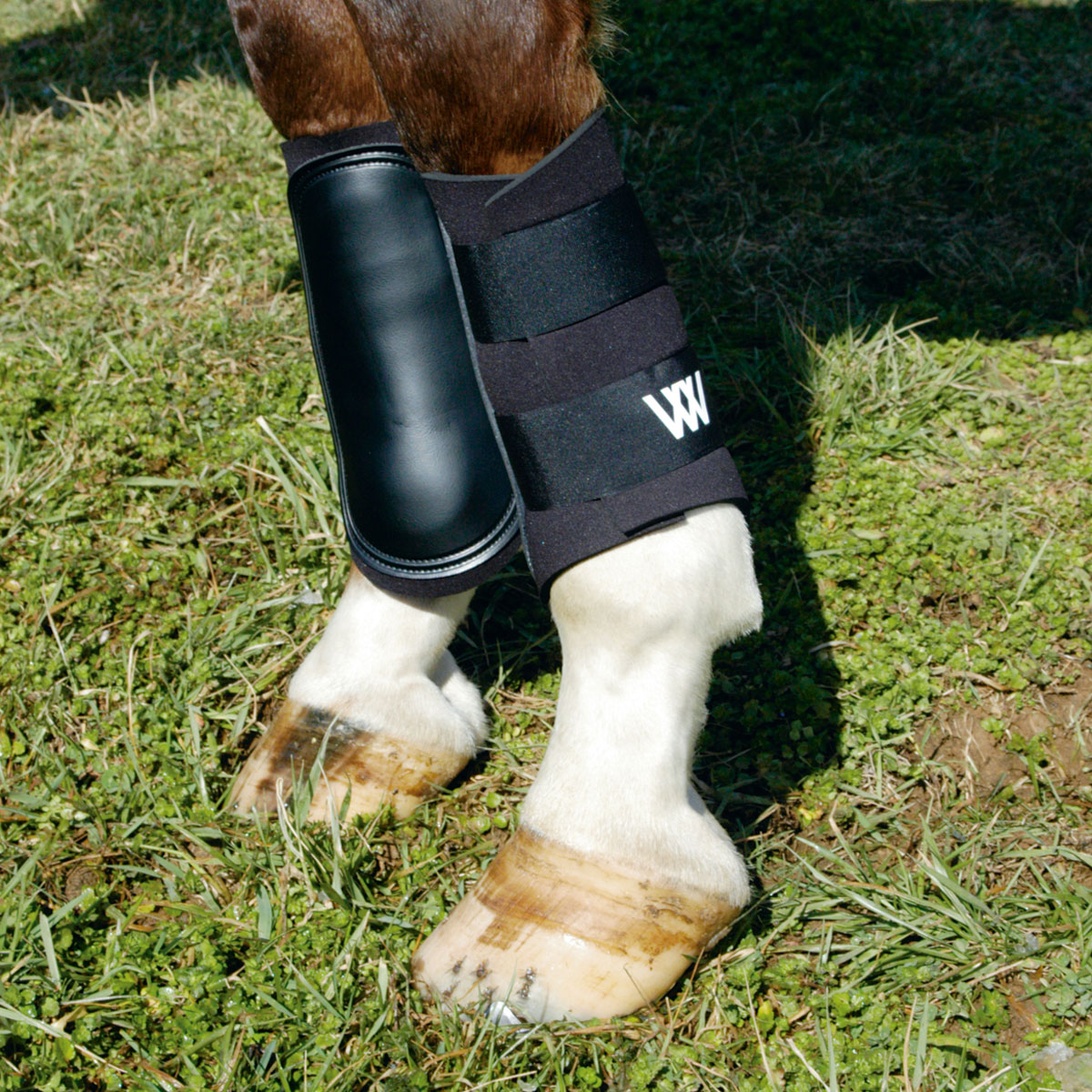 Woof Wear Equestrian Horse Pony Cob Protective Durable Pack Of Four Travel Boots 