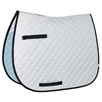 Lettia COOLMAX&reg; ProSeries Dressage Pad - White/Black Trim