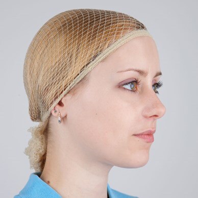 One Knot Hair Net for English Riding Shows Two per Pack Light Brown 