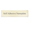 Self Adhesive Rectangular Nameplate - 