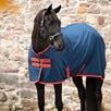 Mio&reg; Stable Sheet - Navy w/ Red Trim