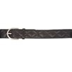 The Tailored Sportsman Quilted "C" Leather Belt - 