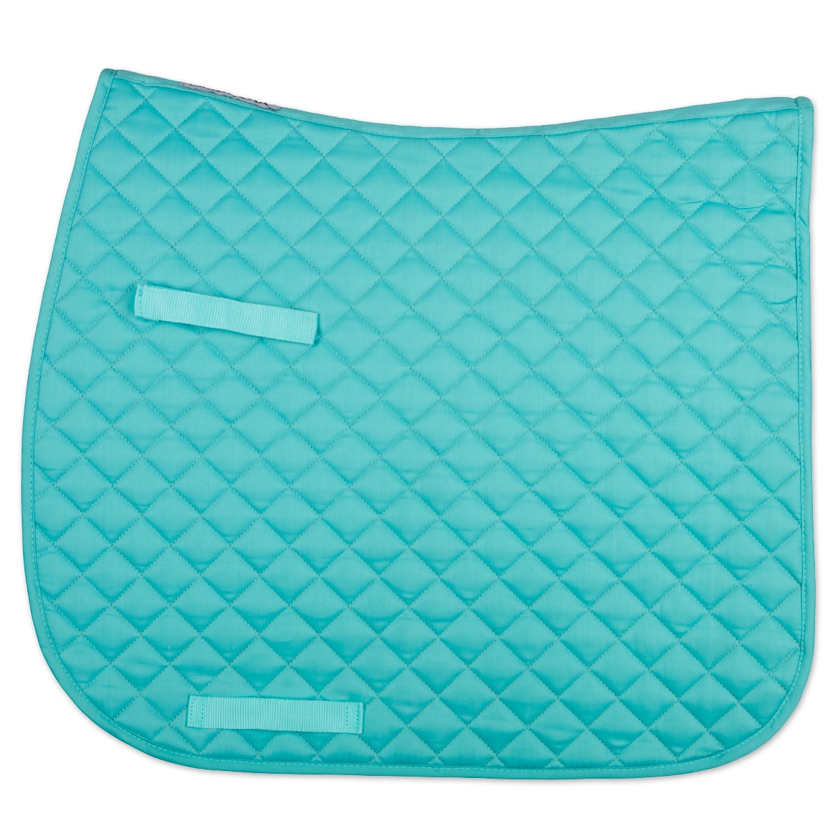 Lime Casual Lightweight Quilted Dressage Saddle Pad with Straps Everyday Use