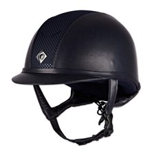 Charles Owen AYR8 Plus Leather Look Helmet