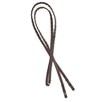 Plymouth&reg; Elite Hunter Bridle by SmartPak - Chocolate w/ White Fancy Stitching