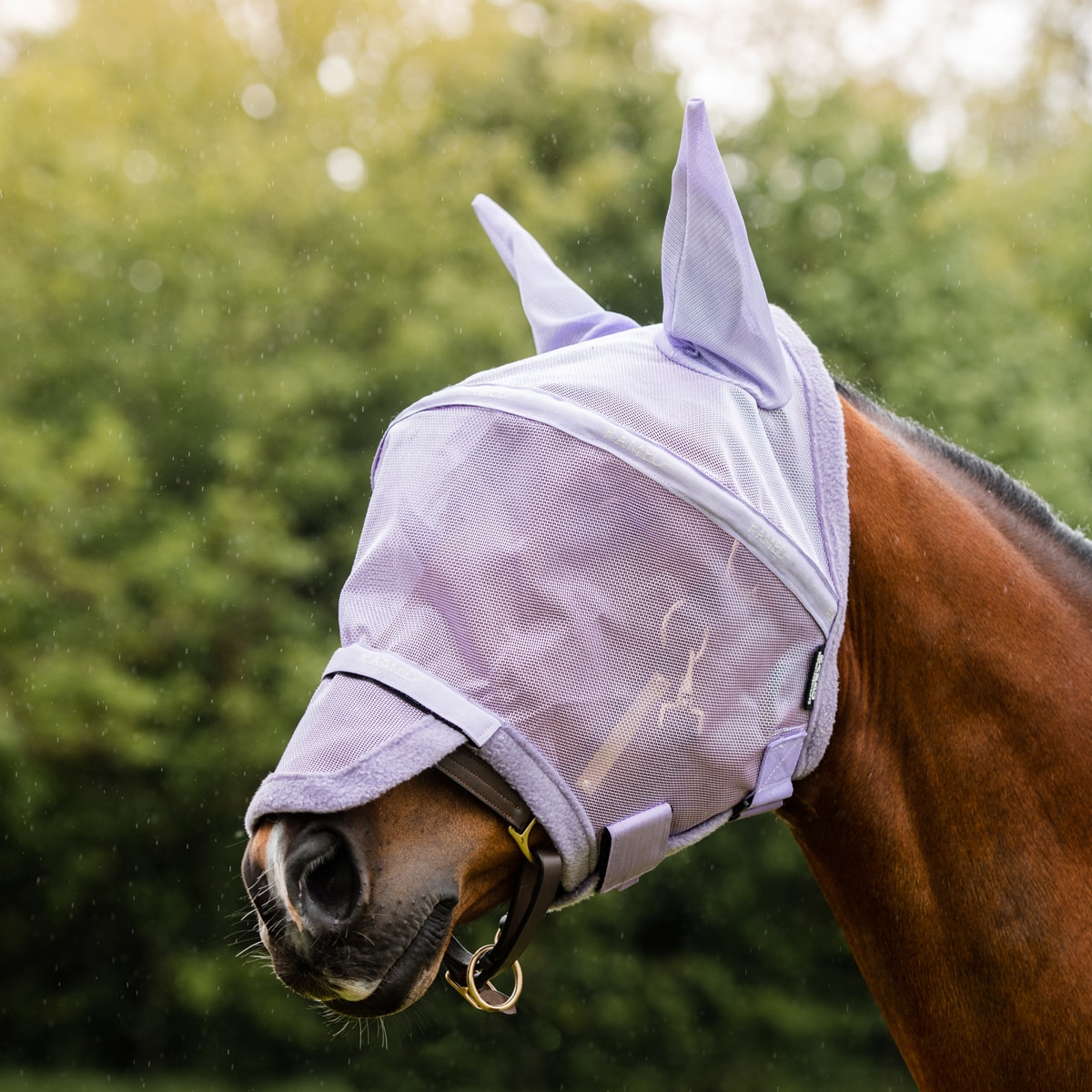 Elastic Horse Fly Mesh Cover UV Headgear with Ears Protection for Protecting Arab Horses Ears and Eyes high Grade Favorable Blocker Horse Fly Mask 
