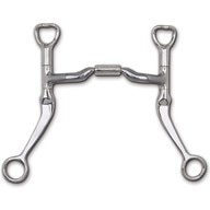 Myler Flat Shank with Sweet Iron Low Port Comfort Snaffle MB 04