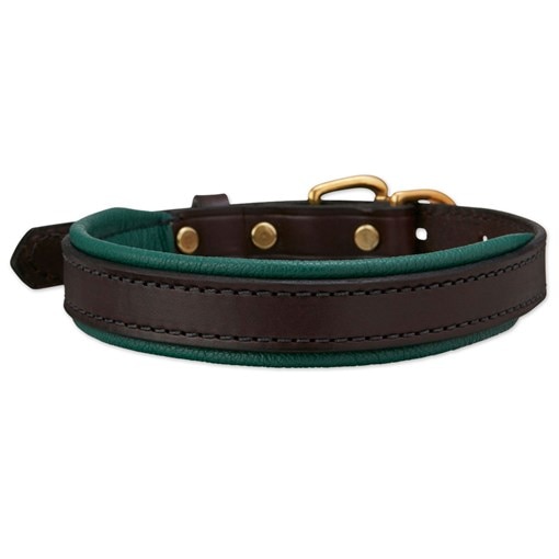 SmartPak Soft Padded Leather Dog Collar