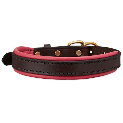 SmartPak Soft Padded Leather Dog Collar