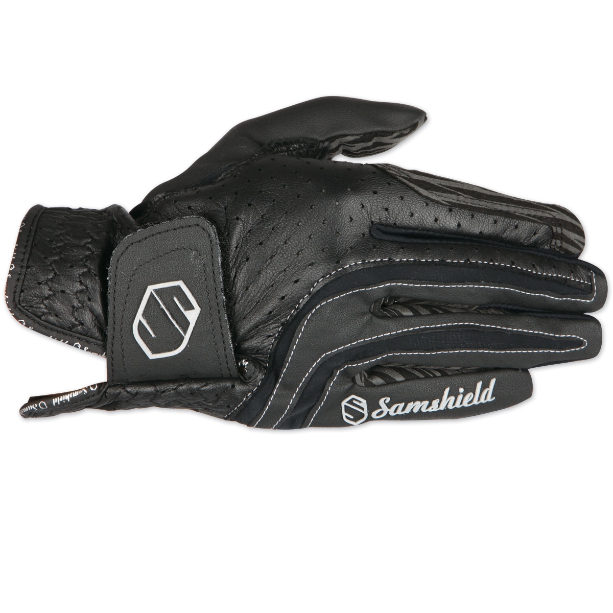 Reithandschuhe Gloves Samshield V-Skin black blue 6-10 