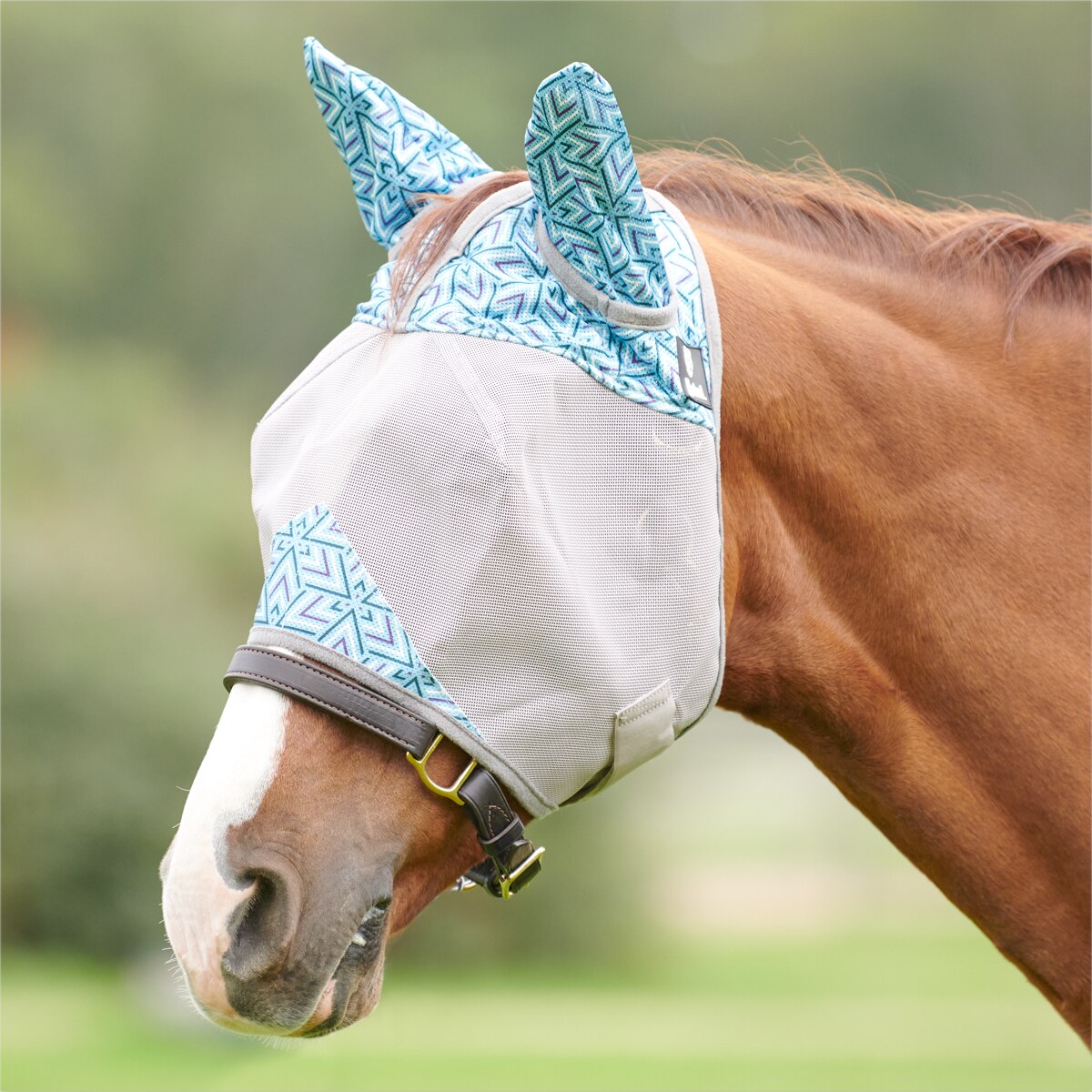 CASHEL CRUSADER FLY MASK STANDARD WITH EARS SIZES & COLORS HORSE SUN PROTECTION 