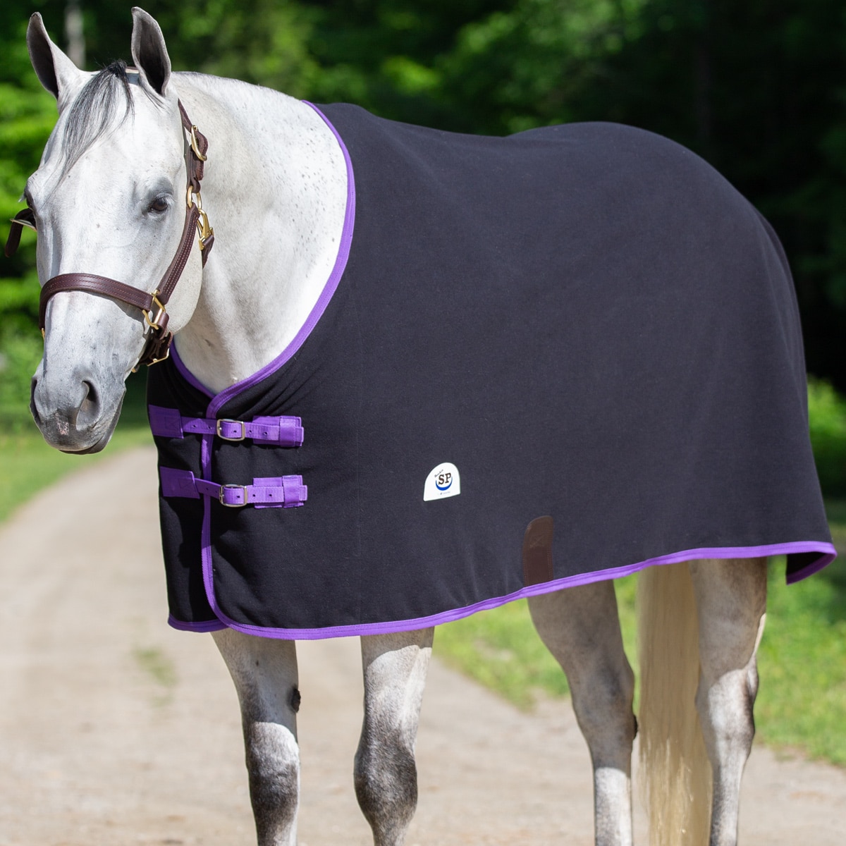 or as a Blanket Liner for Chilly Weather TEKE Fleece Cooler with Double Side Anti-Pilling for Horse Cooling and Drying Workout/Bath 