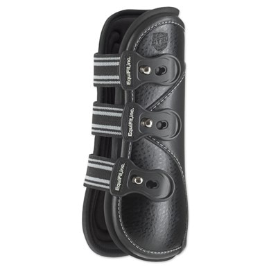 Guêtres Tendon EquiFit D-Teq - Noir Cuir - Taille Unique? (FAITES UNE OFFRE)