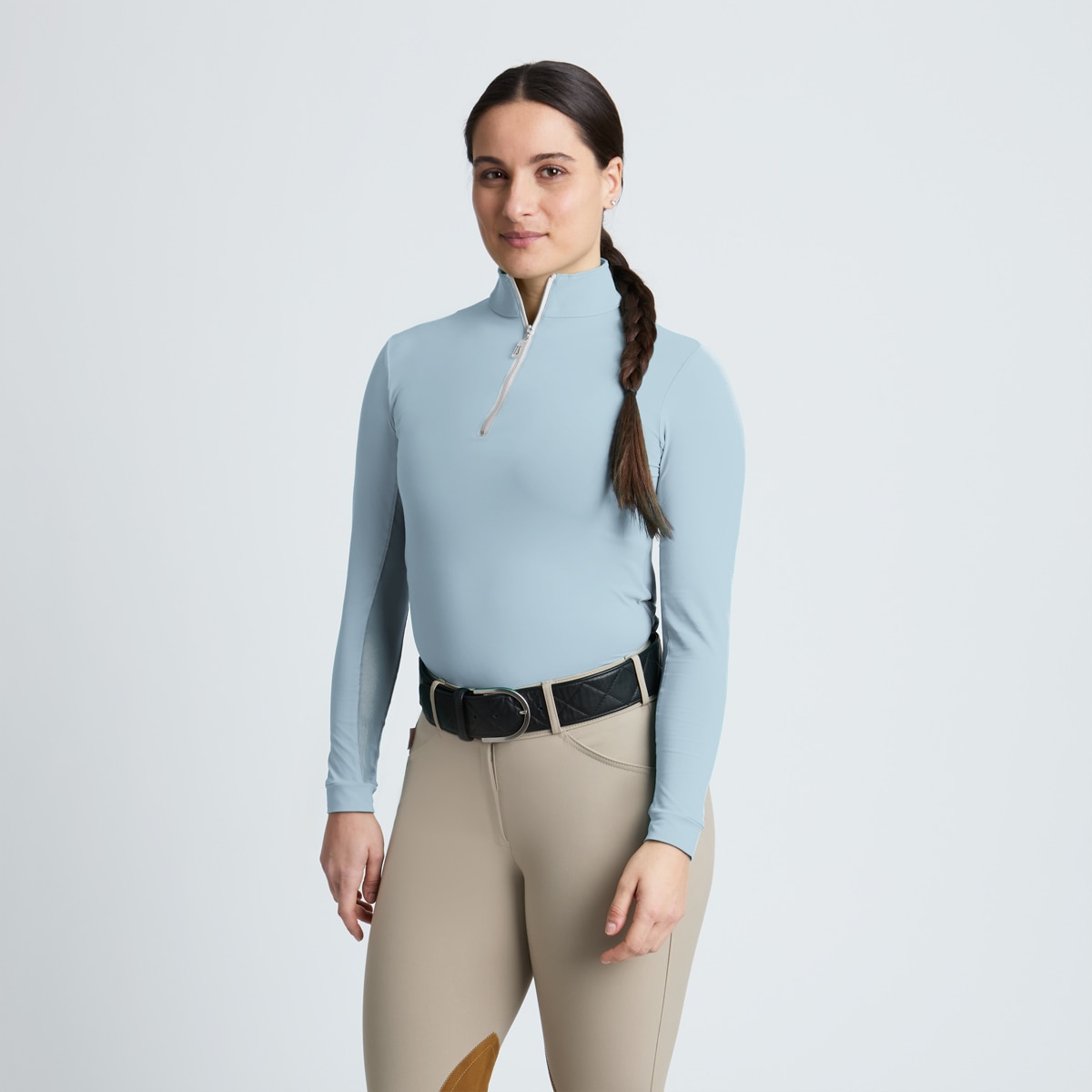Chemise D'équitation The Tailored Sportsman Ice Fil - Taille Petite, Manches Longues, Noir - Occasion, Fabriqué En Chine