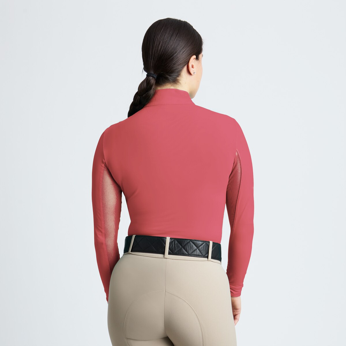 Chemise Soleil Femme The Tailored Sportsman IceFil – 1/4 Zip – Manches Longues – Violet – XS