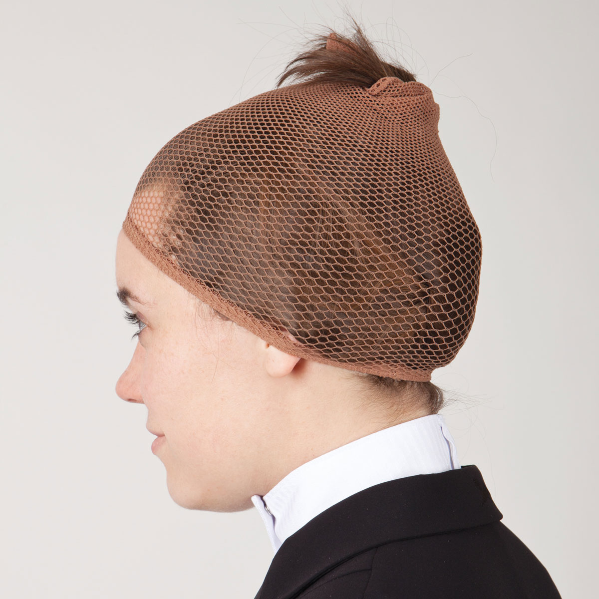 Blonde Brown Standard or Heavy Weight Competition Horse Riding Hair Net Black 