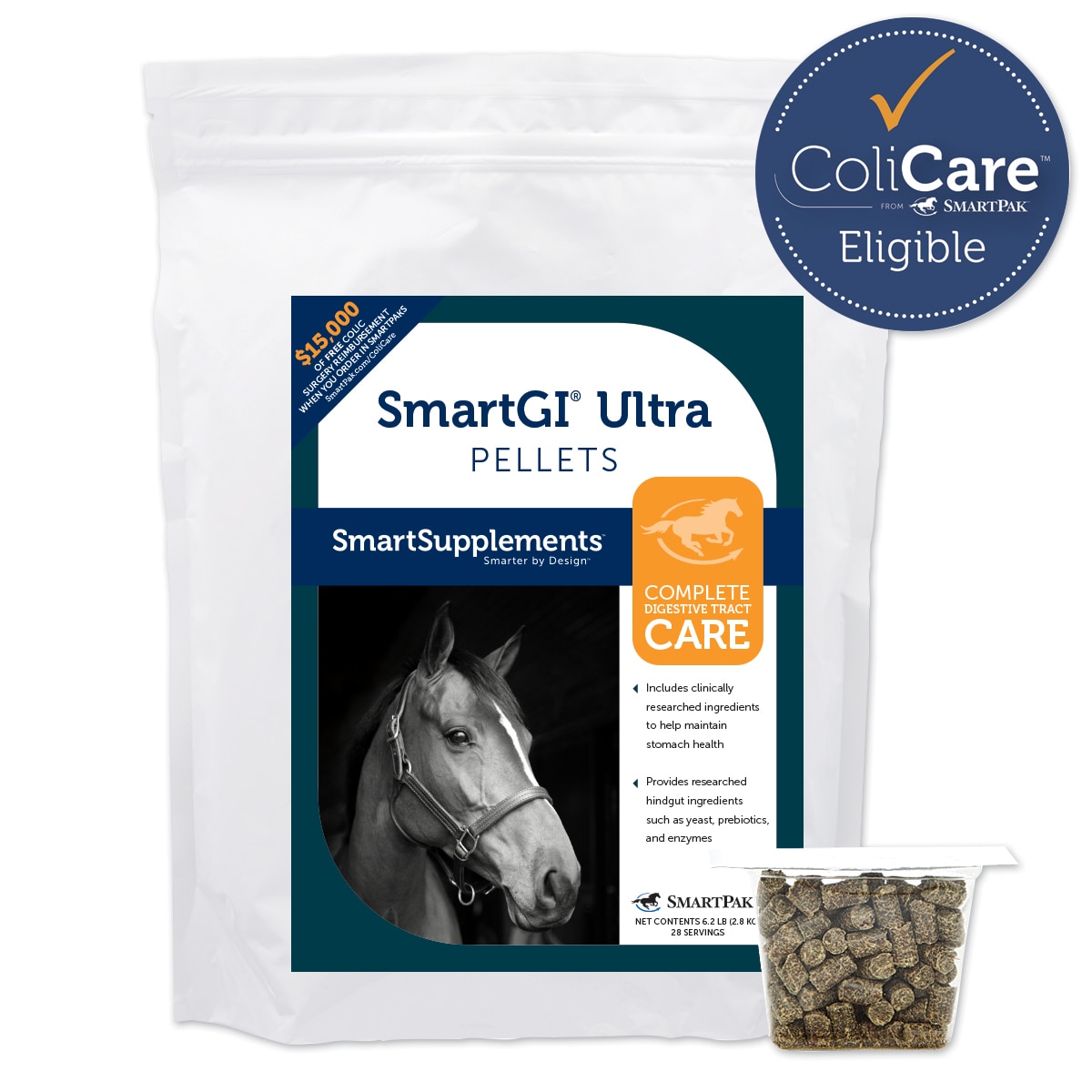 SmartGI Ultra Equine Digestive Supplement From SmartPak