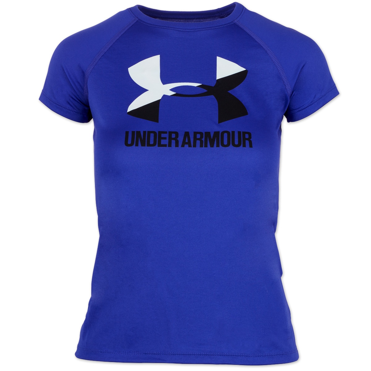 Under Armour Girls Big Logo Tech Tee