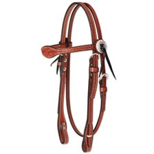 Circle Y Goodnight Floral Combo Browband Headstall
