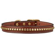 English Bridle Leather Clincher Collar - Clearance!