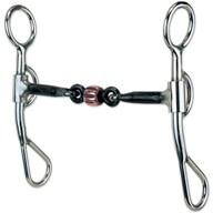 Reinsman Stage B Argentine Smooth Dogbone Snaffle with Roller