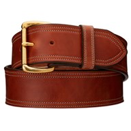 Tory Leather Trim Stitched Belt