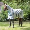 Shires Sweet Itch Combo Fly Sheet - White/Teal/Navy