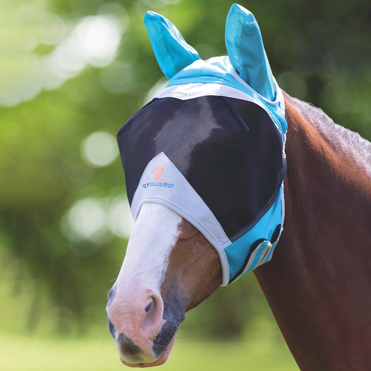 4 SIZES Protect Your Horse from UV Rays & Pesky Flies Hy Fly Mask with Ears 