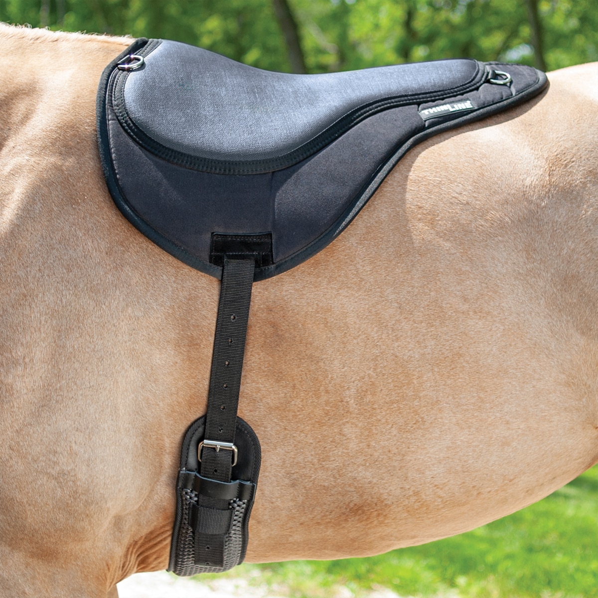 Used Bareback Saddle Pad Suede Pleasure Trail Comfy Brown Horse Blanket Tack 