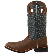 Twisted X Men's Ruff Stock Boots- Bomber Blue