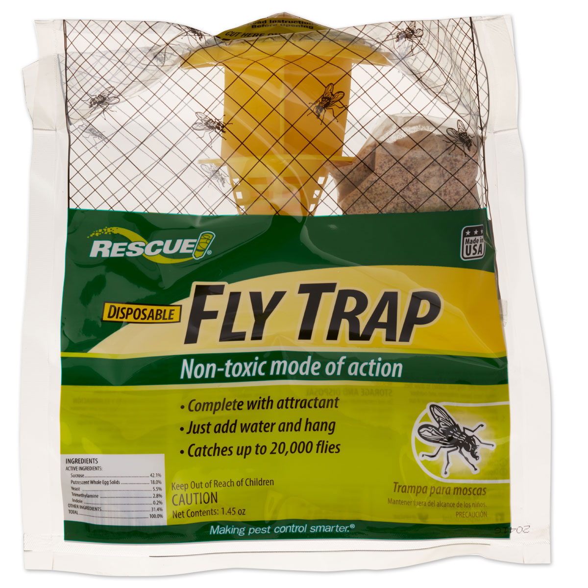 Rescue! Big Bag Disposable Fly Trap Sterling International - Fly Traps