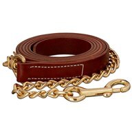 Walsh Leather Lead with 24" Chain