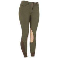 Piper Tan Patch Low-Rise Front Zip Breeches by SmartPak