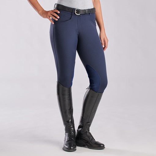 Hadley Mid-rise Breeches by SmartPak - Knee Patch