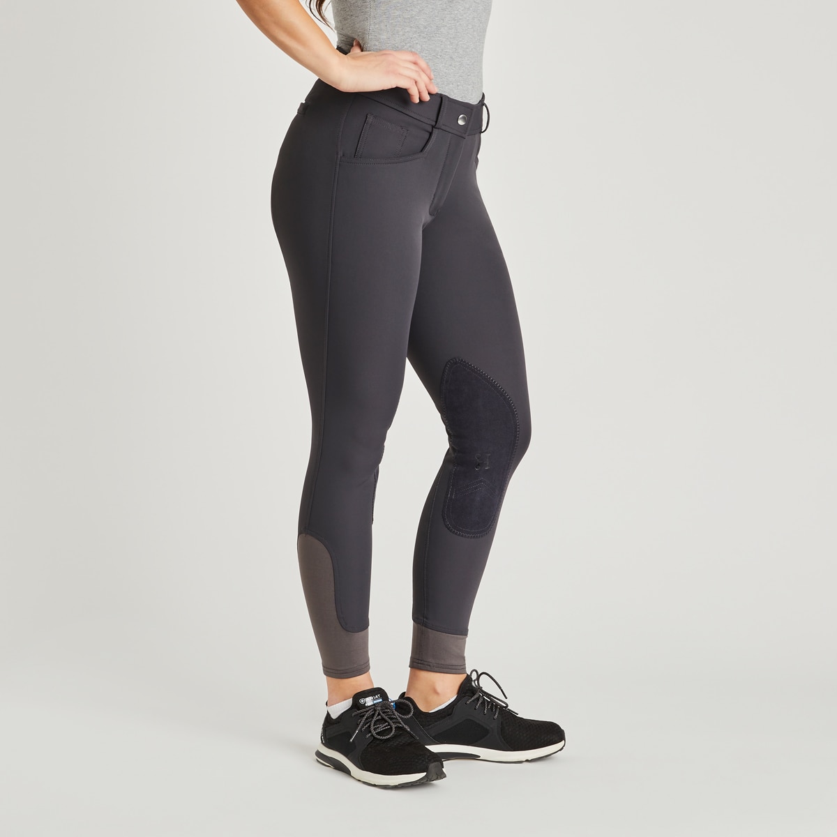 Yoga Lux: Side Zip Pocket Jogger Pants- Lily Pad
