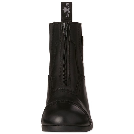 saxon ladies syntovia tall dress boot Saxon Ladies Syntovia Zip Paddock Boots - Black