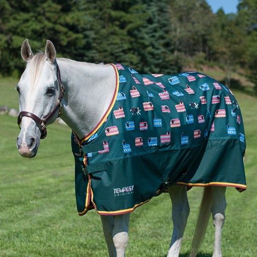 Shires Tempest Patterned Rain Sheet