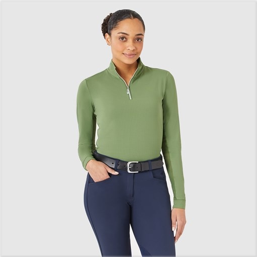 Hadley SunShield Long Sleeve 1/4 Zip by SmartPak -