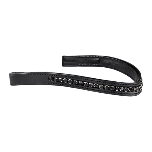 Harwich Curved Crystal Browband By SmartPak-Clear