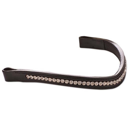 Harwich Curved Crystal Browband By SmartPak-Clear