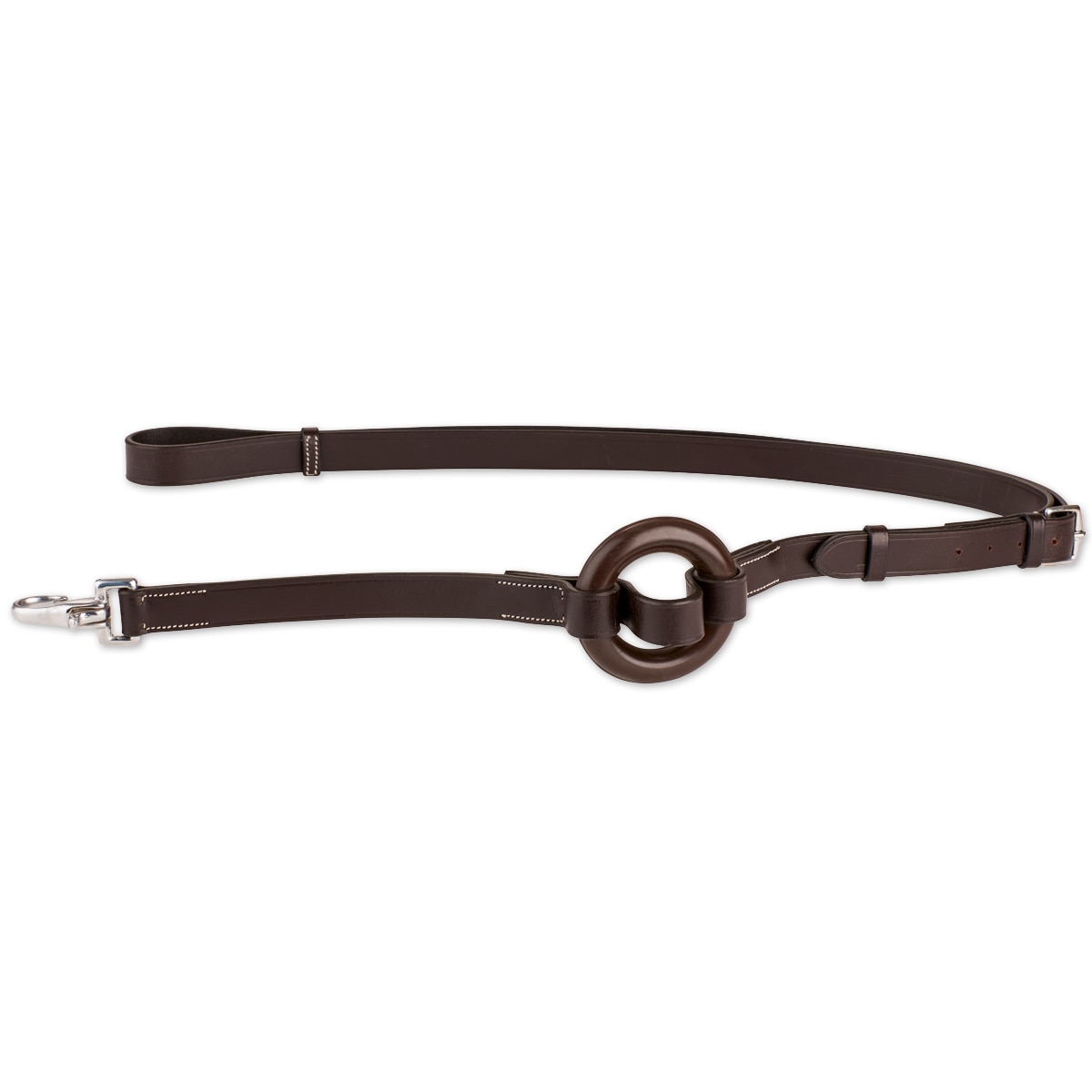 5/8 GATSBY LEATHER COMPANY 283673 Side Reins with Donut Havanna Brown 